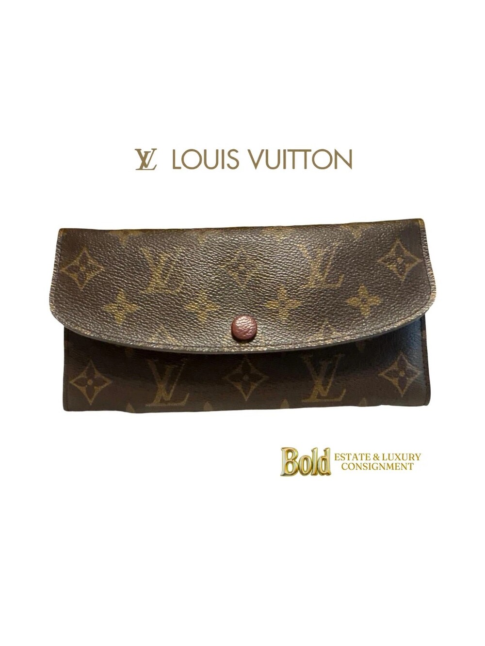 Louis Vuitton Emilie wallet in Monogram canvas
